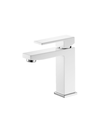 Robinet mitigeur en laiton blanc de conception simplifiée avec cartouche de 25 mm