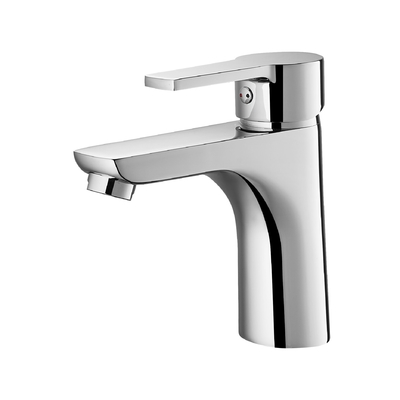 Le robinet d'eau poli de salle de bains de robinets de vanité de salle de bains de 3 trous résistent à la corrosion