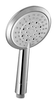 Pommeau de douche tenu dans la main rond de la fonction POM de pièces de rechange de douche de salle de bains moderne cinq