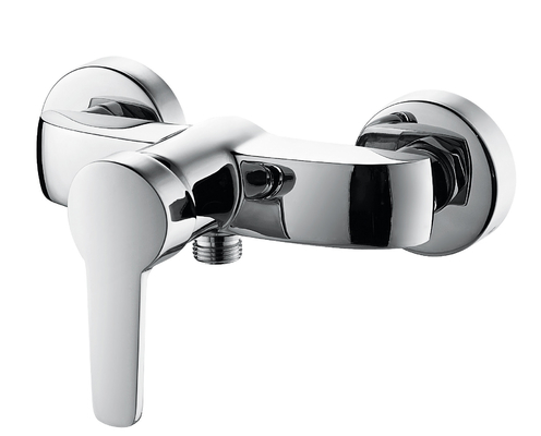 Commutateur de commande de vanne de mitigeur de douche de bain à deux trous moderne et durable