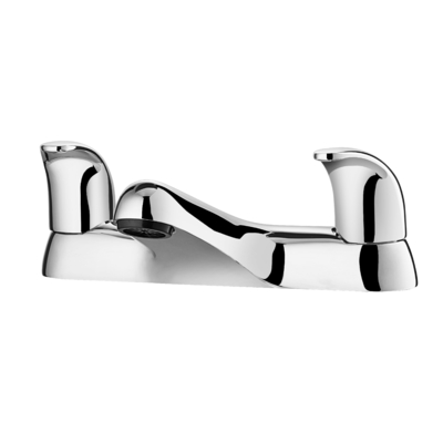 Robinet de baignoire de poignée des trous 2 du remplisseur 2 de Bath de double contrôle antirouille
