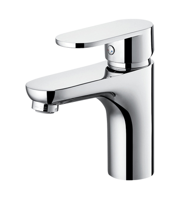 Mélangeur de robinet d'eau chaude et froide de robinet de salle de bains en laiton de Chrome d'OEM pour le lavabo