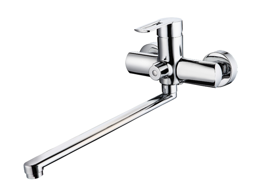 Mitigeur d'eau chaude de salle de bains de cartouche de robinet de baignoire de bec long de 2 trous 35mm