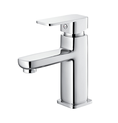 Robinet de lavabo moderne à poignée unique Robinet de salle de bain en laiton