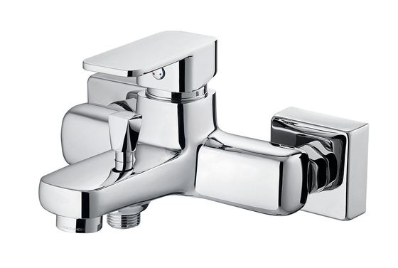Mitigeur de bain à poignée unique robinets Chrome robinet de salle de bain résistant aux empreintes digitales