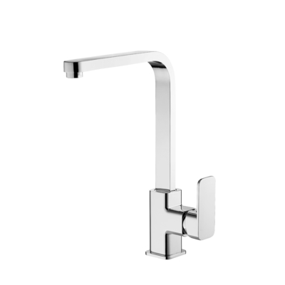 Robinet mitigeur de cuisine en métal à haute arche 363mm robinets d'évier de comptoir haut