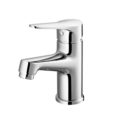 Robinet de lavabo moderne monotrou robinet de salle de bain à cartouche en céramique