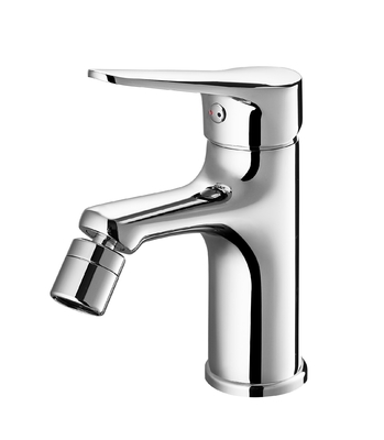 Le robinet en laiton massif de bidet de poignée de zinc pour la salle de bains empêchent des empreintes digitales