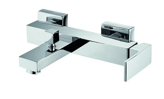 Chrome 25mm Cartouche Douche Robinet Inférieur Carré Bain Douche Mitigeur