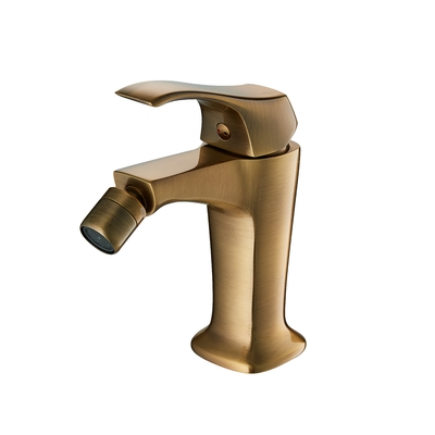 Robinet de salle de bains à poignée unique en laiton antique de mélangeur de bidet de cartouche de 35mm