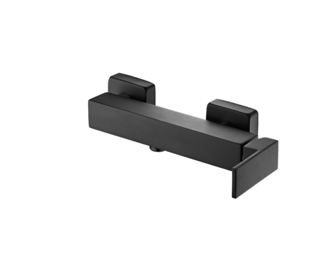 Mitigeur de bain noir mat sans empreintes digitales mitigeur de douche carré monté au mur