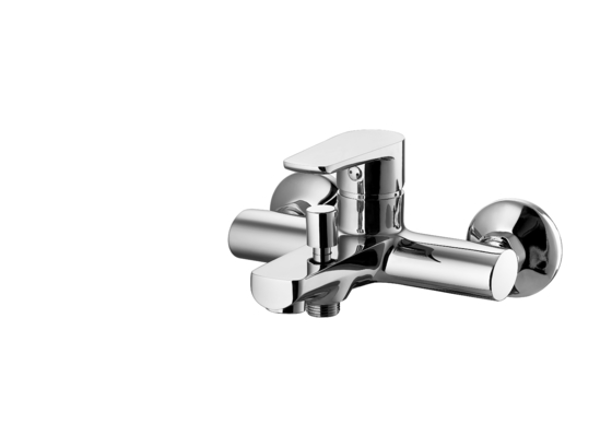 Mélangeur de bain et de douche de robinets de douche à levier unique en laiton de preuve de rouille pour l'appartement