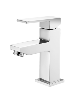 CONNE Robinet de lavabo de vanité de salle de bain Chrome Robinet de lavabo avec tuyau d'alimentation en eau