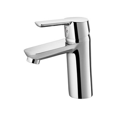 Robinet de lavabo résistant au ternissement monotrou pour ensemble sanitaire moderne de salle de bain