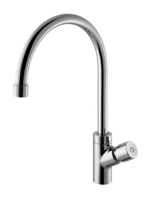 Robinet de temporisation de rotation de bouton poussoir de Chrome pour la salle de bains de cuisine à la maison