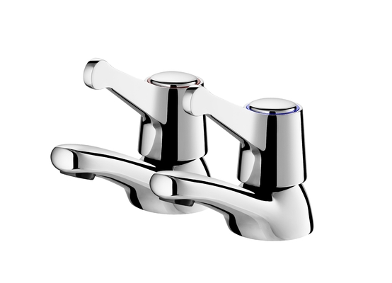 Double robinet de baquet de poignée de cartouche en laiton