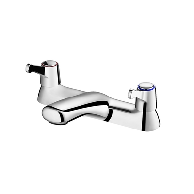 Robinet contemporain à deux poignées Robinet de salle de bain central de 228 mm de longueur