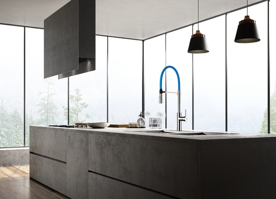 2 Mode de pulvérisation Amarrage magnétique Robinet de cuisine Tuyau en silicone 360 ​​Rotation Robinet de cuisine