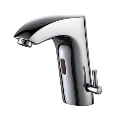 Robinet d'eau à capteur pour lavabo avec capteur de corps en zinc