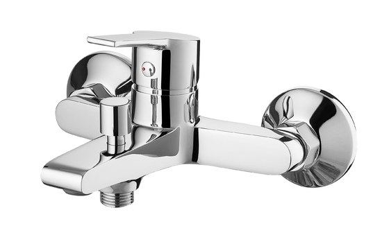 Résistez à la corrosion Mitigeur de douche à levier unique avec eau chaude et froide de l'inverseur