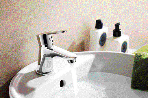 Robinet de lavabo à levier unique cartouche en céramique chrome Robinet de salle de bain