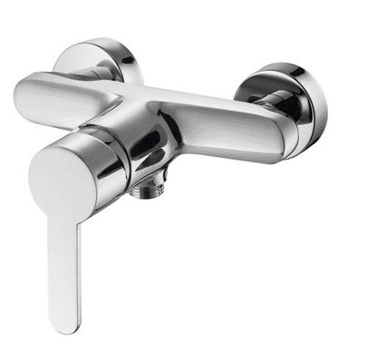 Robinet de douche monté en surface à fonction unique Robinet mitigeur de bain chromé