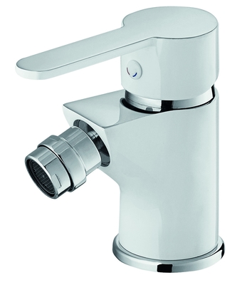 Robinet de toilette contemporain pour bidet monotrou pivotant pour lavabo