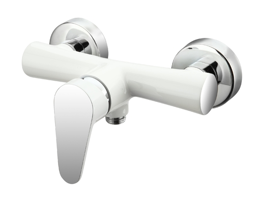 Résistance à la corrosion à levier unique fixée au mur en laiton de robinet de mélangeur de douche