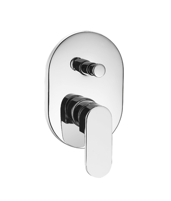 Mitigeur de douche à levier unique pour salle de bains, mitigeur mural intégré OEM
