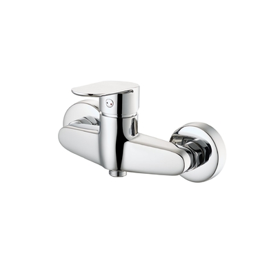 Robinet de baignoire en laiton Robinet mitigeur de douche Ensemble de robinet de douche à poignée unique