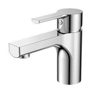Mitigeur de robinet de lavabo à cartouche en céramique de 35 mm avec hauteur de bec 74 mm