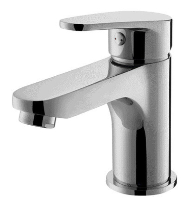 Mitigeur de salle de bain à levier unique avec tuyaux d'eau chaude froide de 40 cm 3/8 pouces