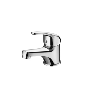 L'eau froide-chaude du robinet de mélangeur à levier unique de salle de bains 3/8 pouce arrose le laiton au jet d'installations