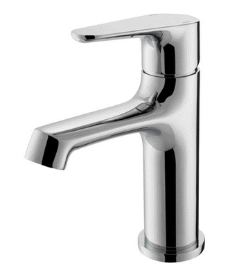 Robinet chaud et froid de salle de bains de bassin de robinet de mélangeur à levier unique avec la cartouche en céramique