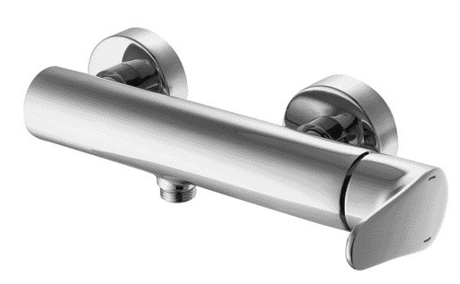 Connexions fixées au mur à levier unique de pouce S du robinet de mélangeur de douche de Chrome 1/2