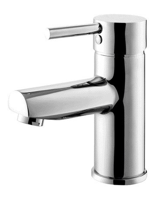 Le robinet de mélangeur de bassin pour salle de bain ou salle de bains froid seulement robinet basse pression 3/8 pouces tuyau Chrome