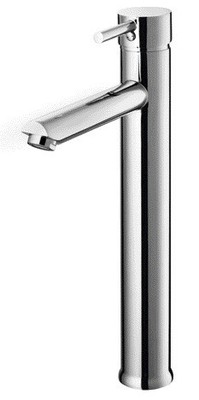 L'évier de mélangeur de bassin de salle de bains de Chrome tape le trou simple à levier unique de plan de travail grand
