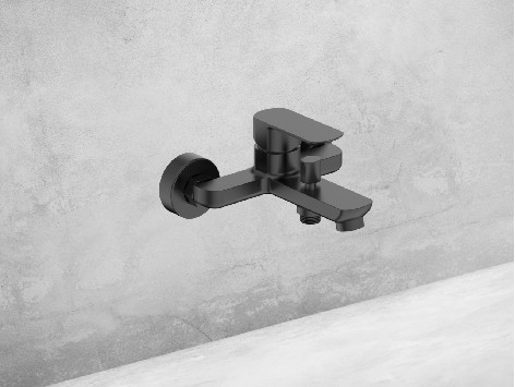 Rinceau à robinet à main unique robinet mural monté robinet de douche et de bain robinet durable