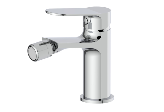 Un seul levier, deux robinets, économie d'eau, montage à un trou, surface durable chrome