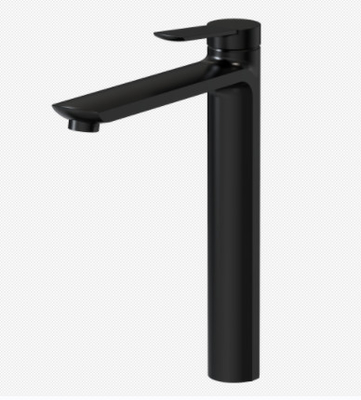Classique haut salle de bain mélangeur de bassin noir robinet Matt Brass mélangeur de robinet pour salle de bain à levier unique évier mélangeur de robinet noir