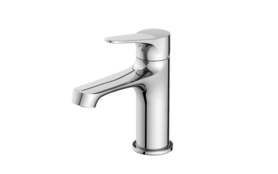 Faucon à main unique en laiton pour lavabo avec cœur de vanne en céramique