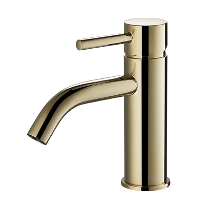 Faucet de lavage de bassin à soupape en acier inoxydable / acier inoxydable à zinc monté sur le pont série 0460